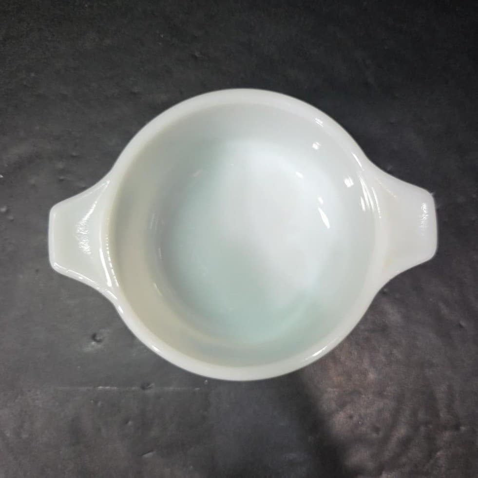 Pyr-O-Rey Blue Cornflower Ramekin, Vtg Dynaware Individual Casserole, Bakeware - Thumbnail 7