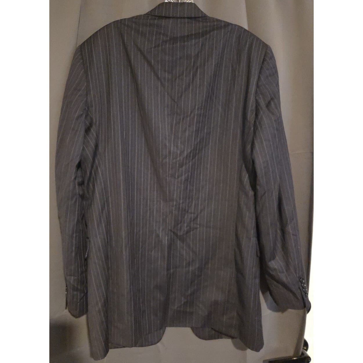 Hart Schaffner Marx Pinstripe Blazer, Men's 42XL Suit Jacket, Formal Business - Thumbnail 4