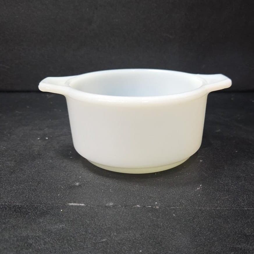 Pyr-O-Rey Blue Cornflower Ramekin, Vtg Dynaware Individual Casserole, Bakeware - Thumbnail 4