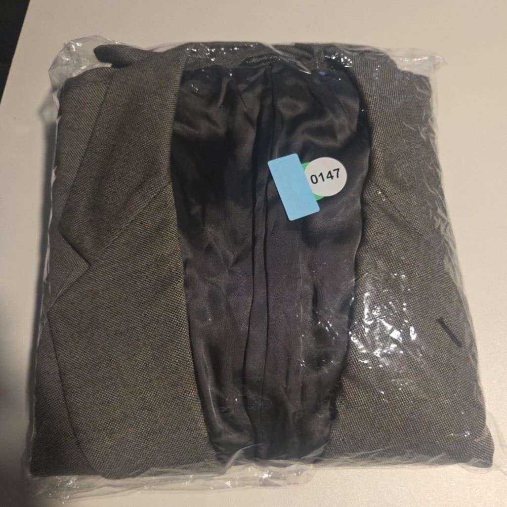 Sartoriale Marzotto Guabello Super 100s Wool Blazer, Men's 44R Olive Green Italy - Thumbnail 12