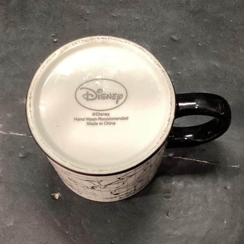 Disney Mickey Mouse Lidded Coffee Cup, Vintage Inspired Sketch Book Draw Design - Thumbnail 10