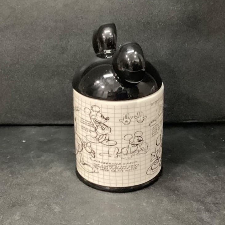 Disney Mickey Mouse Lidded Coffee Cup, Vintage Inspired Sketch Book Draw Design - Thumbnail 4