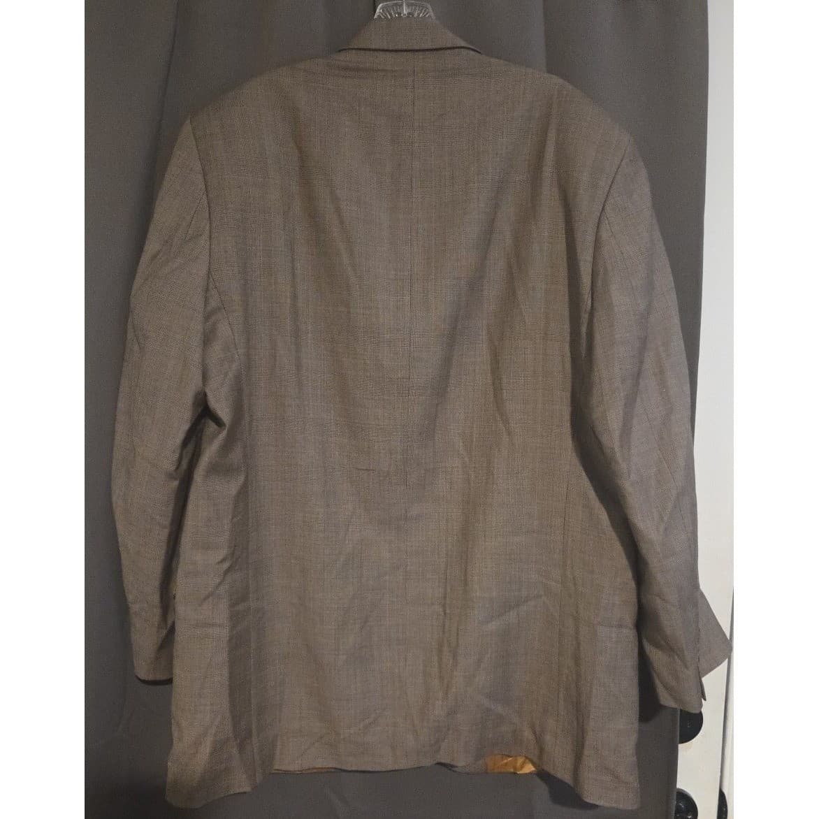 Ralph Lauren Wool Blazer Brown Two Button Sport Coat, Mens 42L, Made in Canada - Thumbnail 4