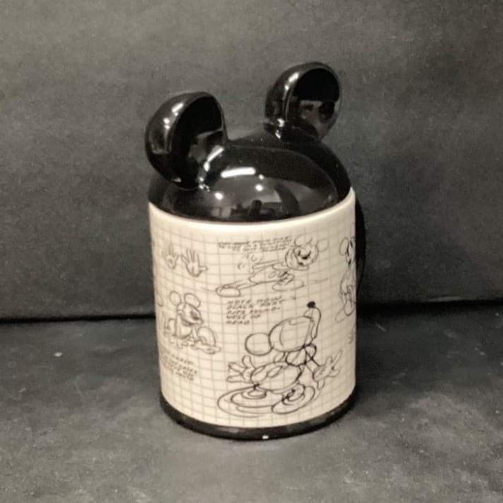 Disney Mickey Mouse Lidded Coffee Cup, Vintage Inspired Sketch Book Draw Design - Thumbnail 3