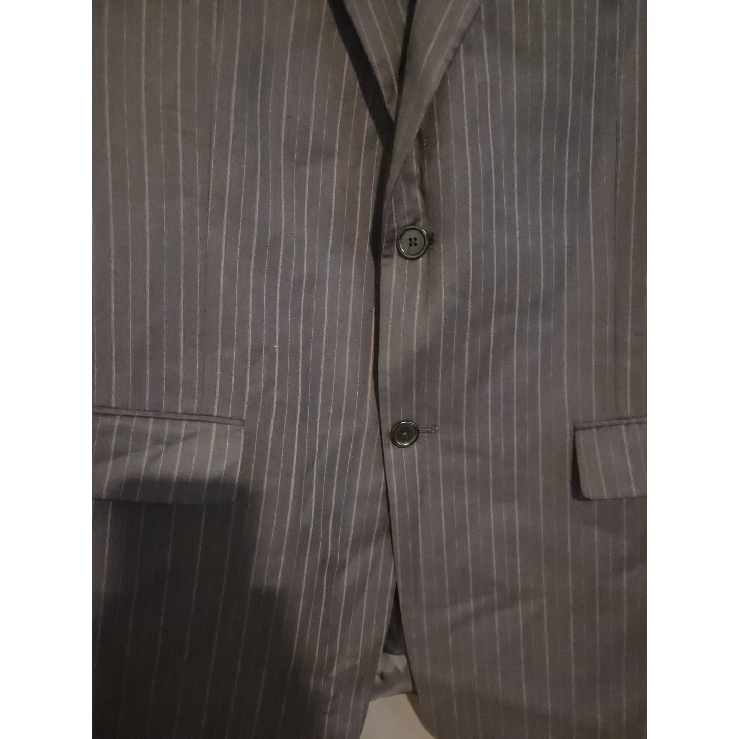 Hart Schaffner Marx Pinstripe Blazer, Men's 42XL Suit Jacket, Formal Business - Thumbnail 6