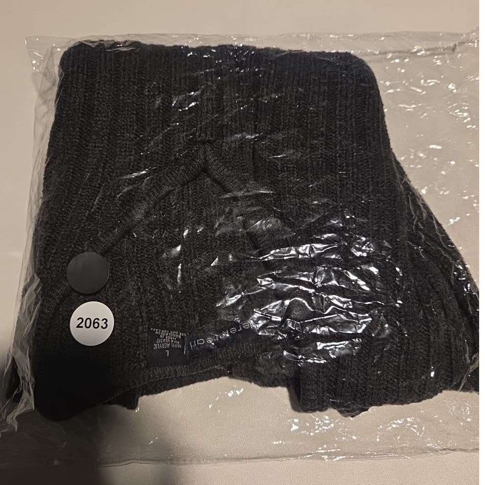 Derek Heart Charcoal Gray Ribbed V-Neck Knit Sweater, Woman's Large, Long Sleeve - Thumbnail 8