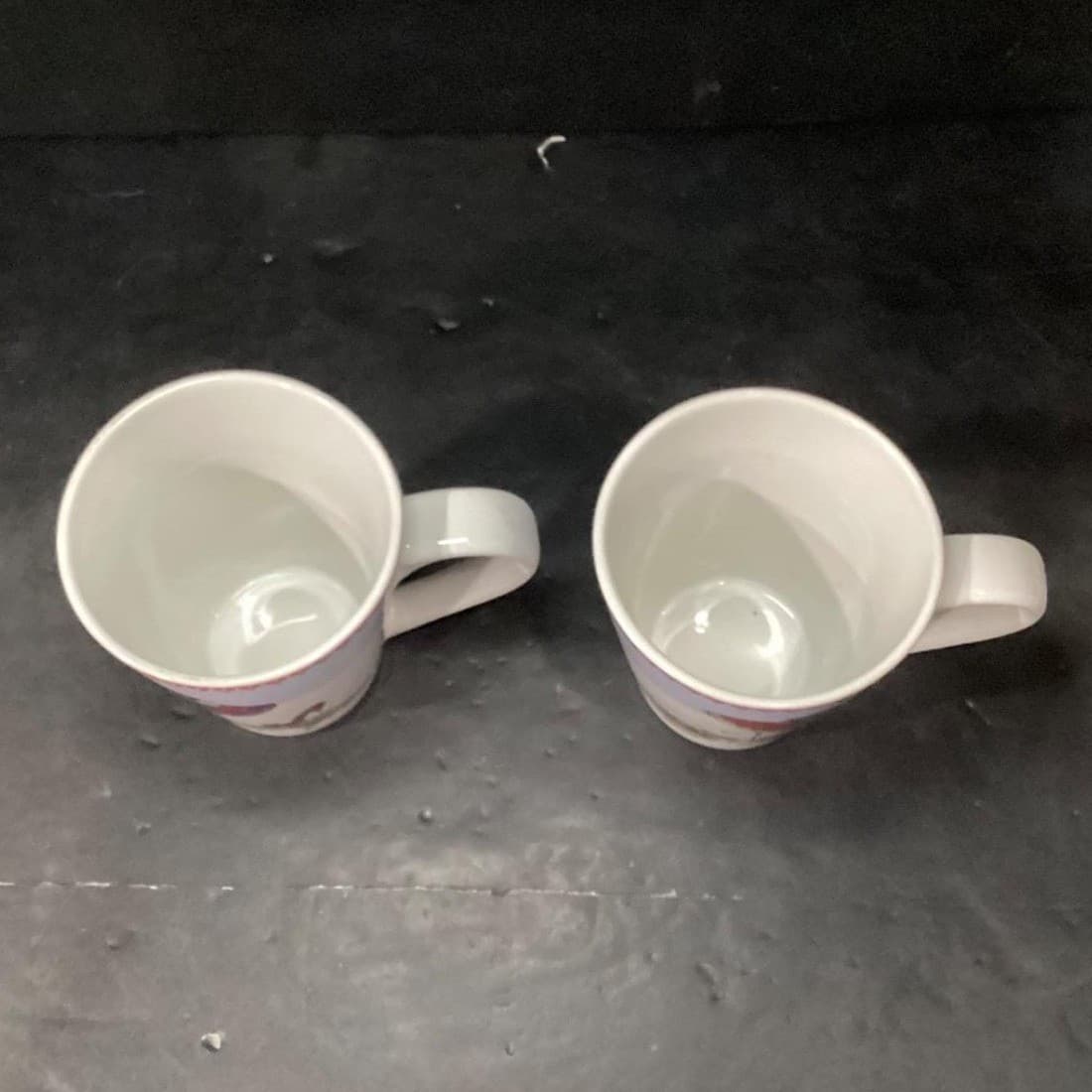 Rosanna Coffee Cups, "It's My Time" & "Time to Play" Design, Set of 2, Drinkware - Thumbnail 3