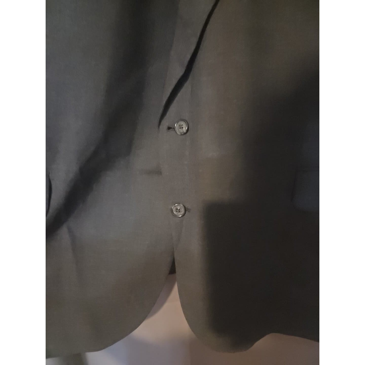 Christian Dior Le Connaisseur Pure Wool Pinstripe Blazer, Men's 50L Black Jacket - Thumbnail 6