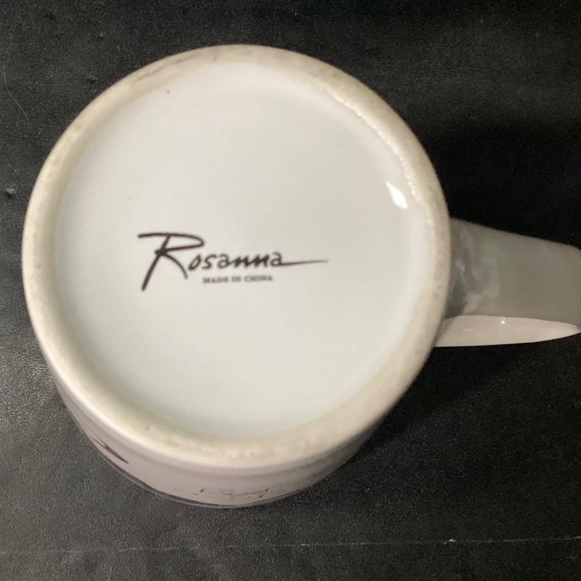 Rosanna Coffee Cups, "It's My Time" & "Time to Play" Design, Set of 2, Drinkware - Thumbnail 5