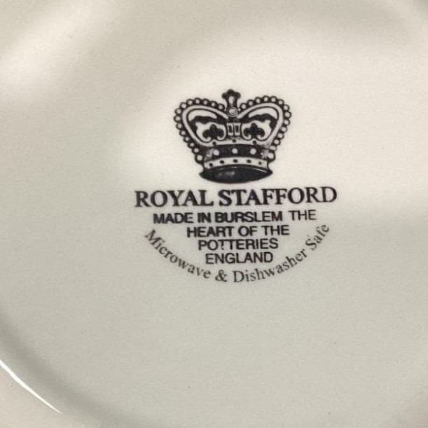 Royal Stafford England Antique Rose Cereal Bowls, Set Of 4, Vintage Dinnerware - Thumbnail 6