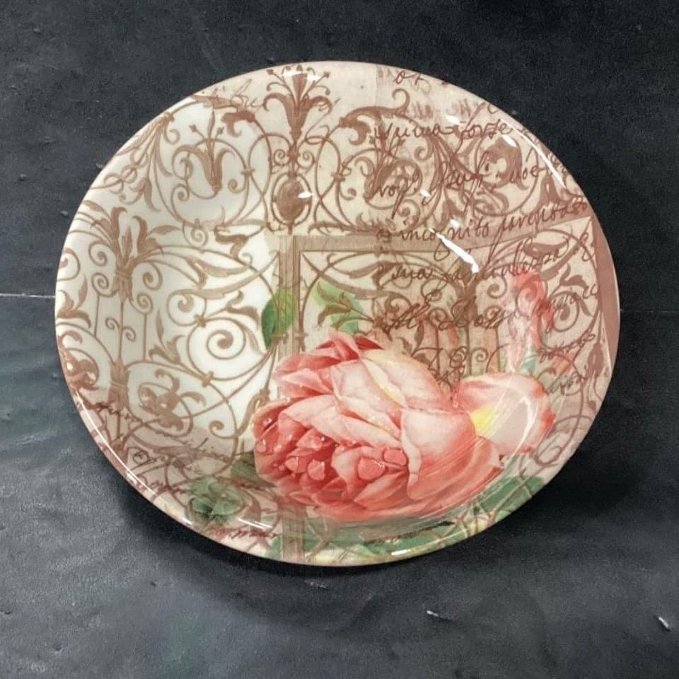 Royal Stafford England Antique Rose Cereal Bowls, Set Of 4, Vintage Dinnerware - Thumbnail 3