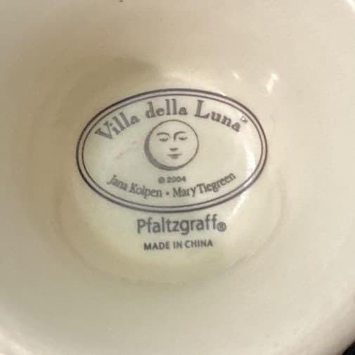Pfaltzgraff Villa Della Luna Pedestal Mugs, Set of 4, Stoneware Cups, Drinkware - Thumbnail 8