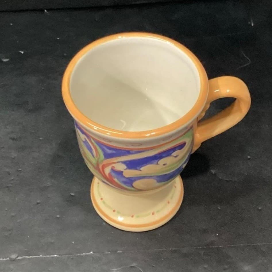 Pfaltzgraff Villa Della Luna Pedestal Mugs, Set of 4, Stoneware Cups, Drinkware - Thumbnail 11