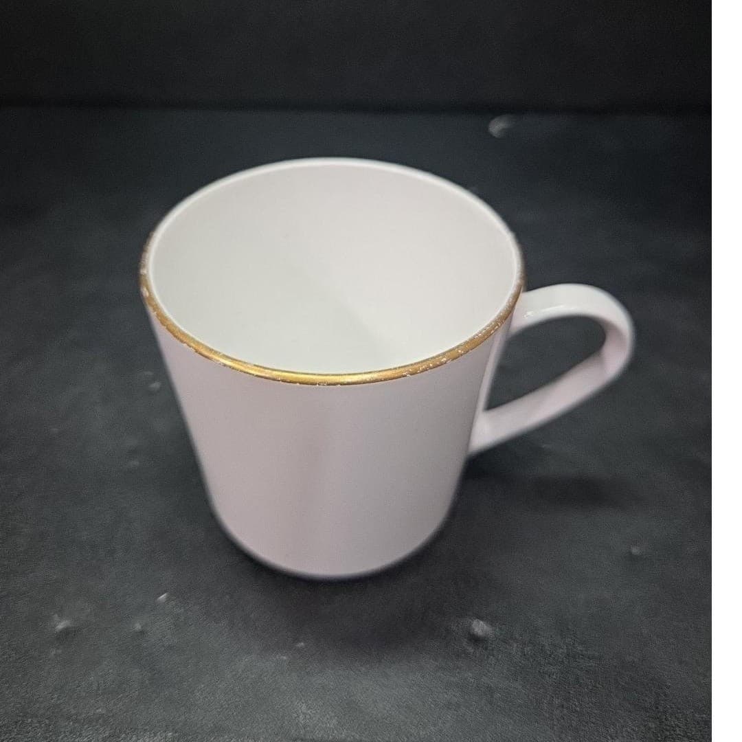 Centura Corning Coffee Mug, White Cup with Gold Rim, Vtg Drinkware, Kitchenware - Thumbnail 6