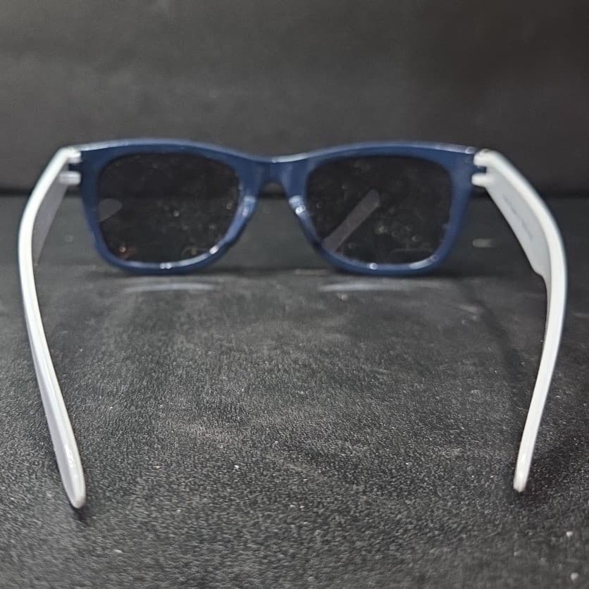 Carter's Kids Wayfarer Sunglasses, Navy Blue White Two Tone Shades UV Protection - Thumbnail 5