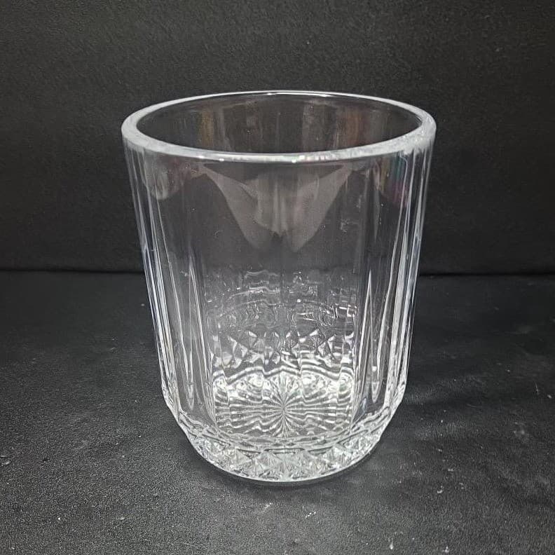 Lead Crystal Ice Bucket, Vintage Clear Glassware, Replacement Home Bar Accessory - Thumbnail 2