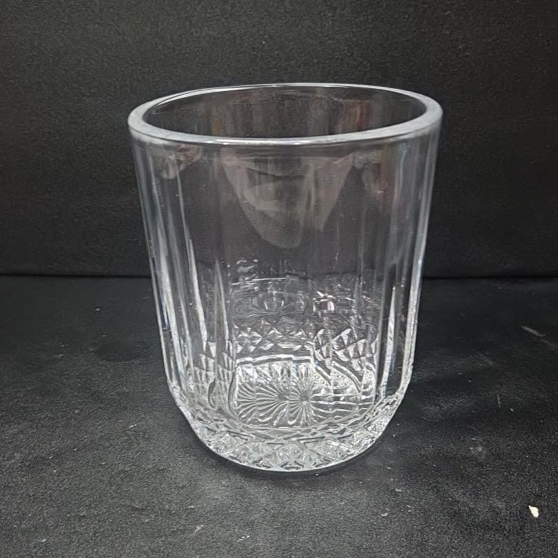 Lead Crystal Ice Bucket, Vintage Clear Glassware, Replacement Home Bar Accessory - Thumbnail 4