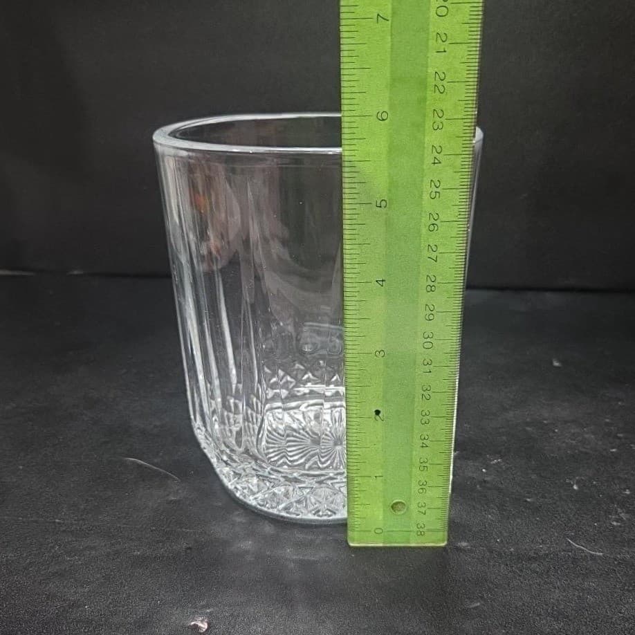 Lead Crystal Ice Bucket, Vintage Clear Glassware, Replacement Home Bar Accessory - Thumbnail 9