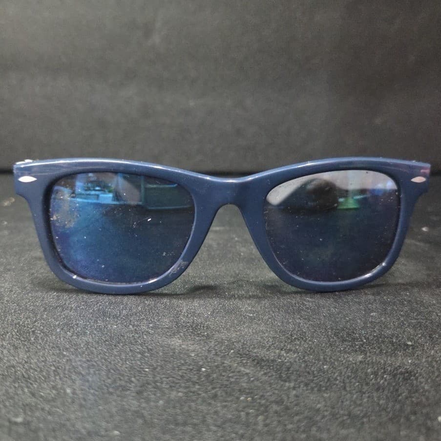 Carter's Kids Wayfarer Sunglasses, Navy Blue White Two Tone Shades UV Protection - Thumbnail 3