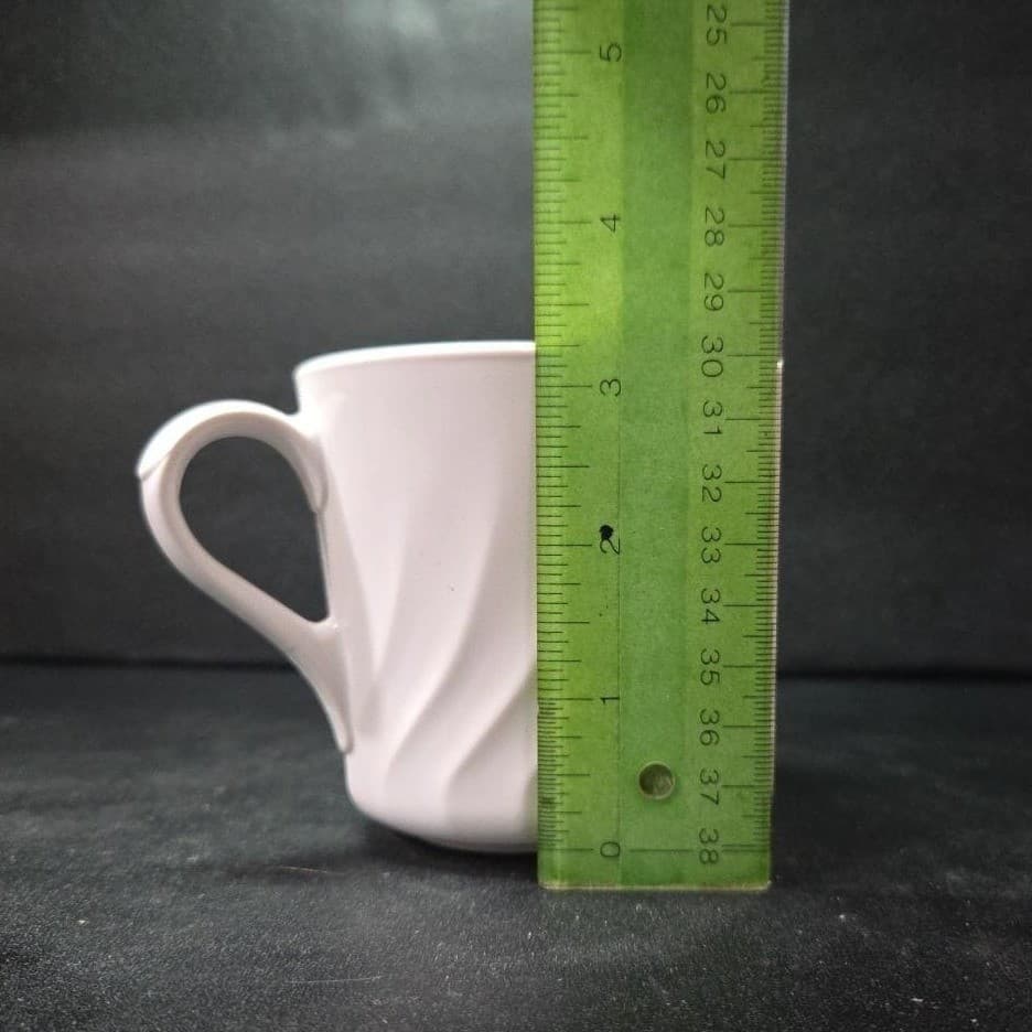 Corelle Enhancements White Swirl Coffee Mug, Vintage Corning USA Cup, Drinkware - Thumbnail 9
