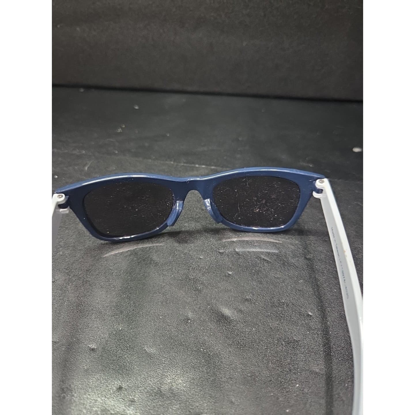 Carter's Kids Wayfarer Sunglasses, Navy Blue White Two Tone Shades UV Protection - Thumbnail 9