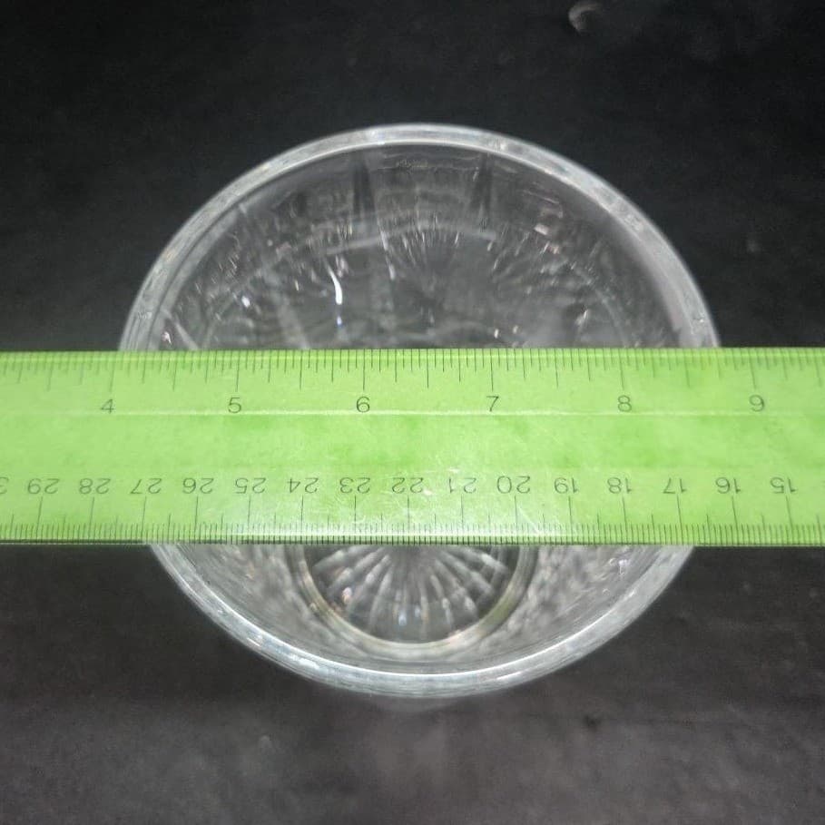 Lead Crystal Ice Bucket, Vintage Clear Glassware, Replacement Home Bar Accessory - Thumbnail 10
