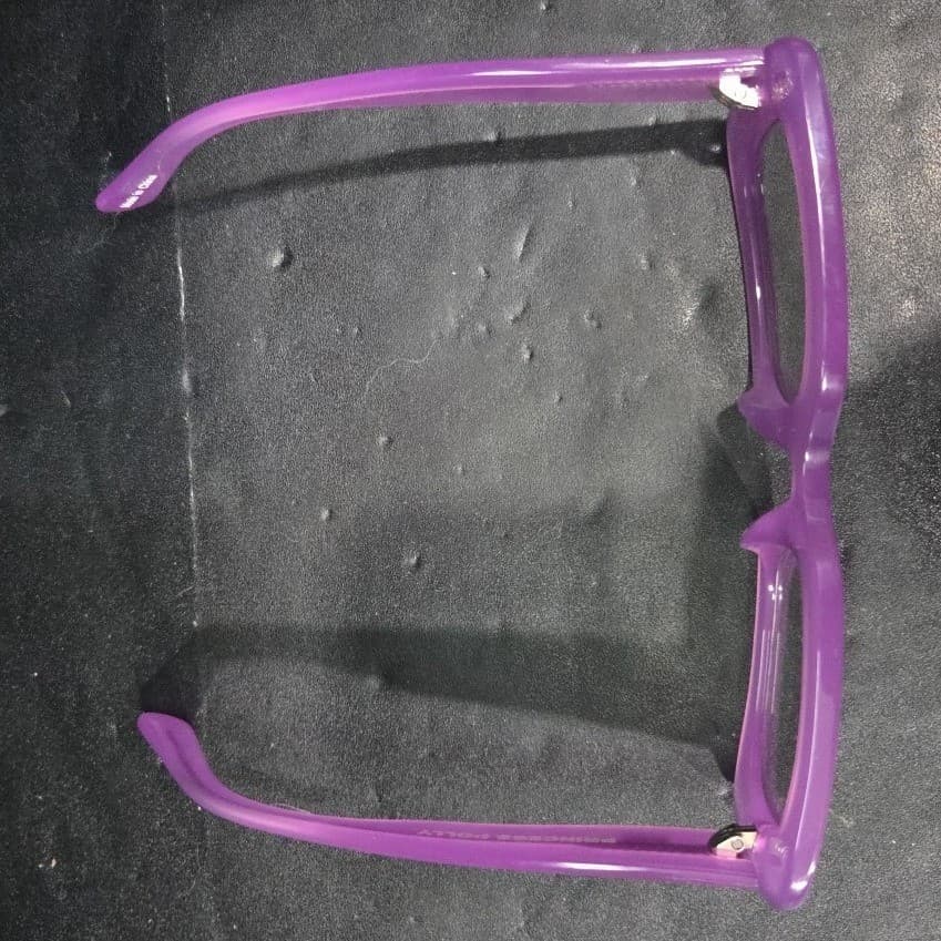 Princess Polly Kids Purple Rectangular Sunglasses, Chunky Translucent, Y2K Retro - Thumbnail 7