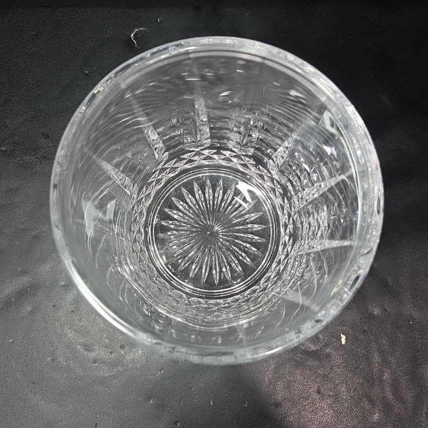 Lead Crystal Ice Bucket, Vintage Clear Glassware, Replacement Home Bar Accessory - Thumbnail 7