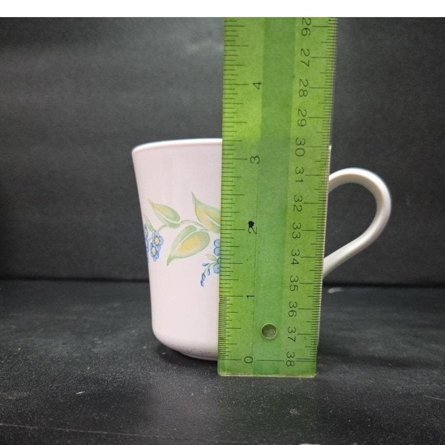 Corning Riversal Coffee Mug, Corelle My Garden Cup, Vintage Floral Kitchen Decor - Thumbnail 9