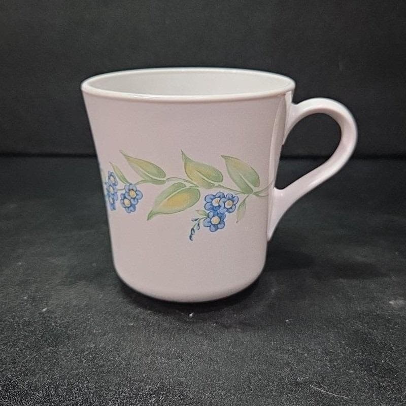 Corning Riversal Coffee Mug, Corelle My Garden Cup, Vintage Floral Kitchen Decor - Thumbnail 2