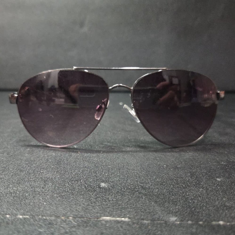 True Gear iShield Aviator Sunglasses Gunmetal Purple Gradient Lens Double Bridge - Thumbnail 3