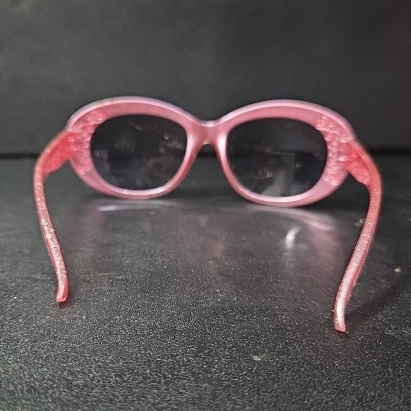 Disney Princess Kids Pink Glitter Sunglasses, Ariel Cinderella Belle Rapunzel - Thumbnail 5