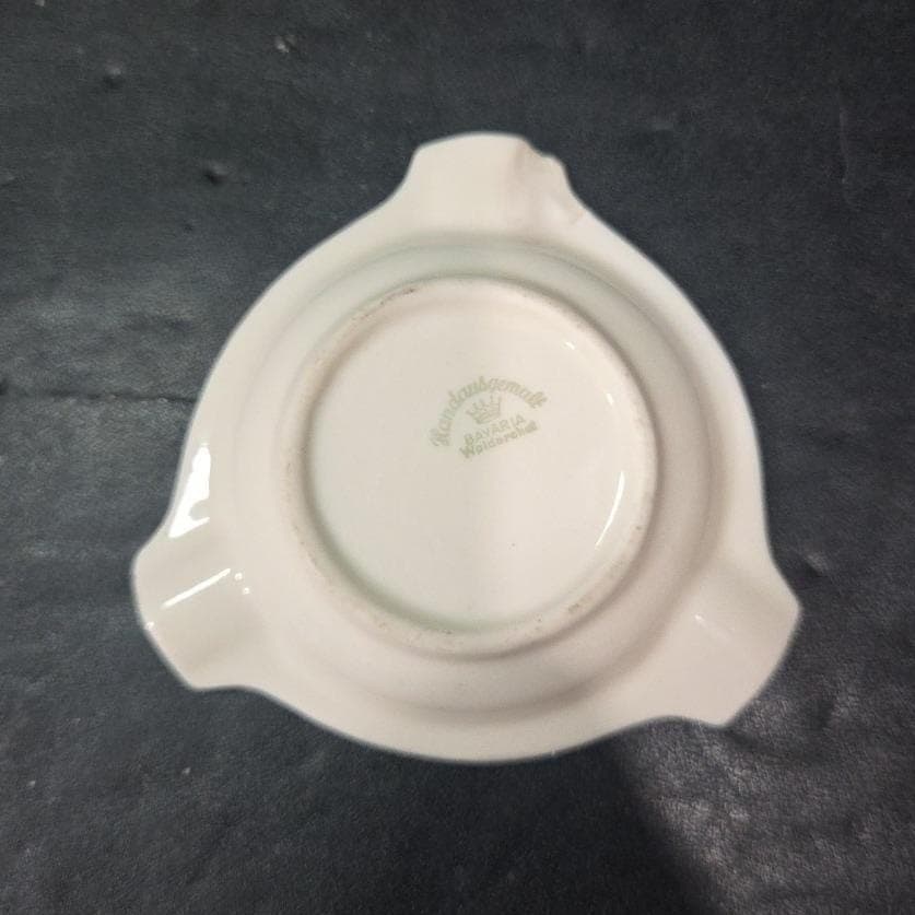 Bavaria Waldershof Ashtray, Tirol Germany Collectible Hand-painted Vintage Decor - Thumbnail 3