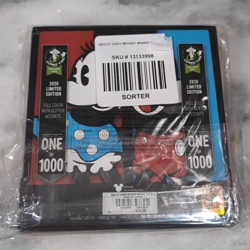 Disney FiGPiN Mickey Minnie Mouse ECCC 2020 BoxLunch Exclusive 2-Pack #367 & 368 - Thumbnail 3