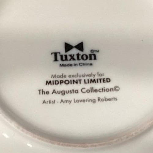 Tuxton Augusta Collection Pasta Bowl, Vintage Amy Lovering Roberts Design - Thumbnail 6