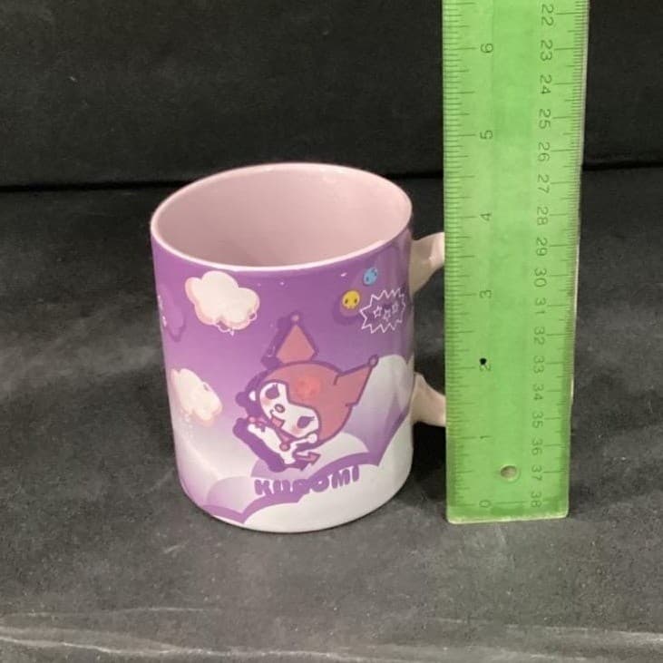 Sanrio Hello Kitty and Friends Kuromi Coffee Cup, Kawaii Ceramic Mug, Drinkware - Thumbnail 6