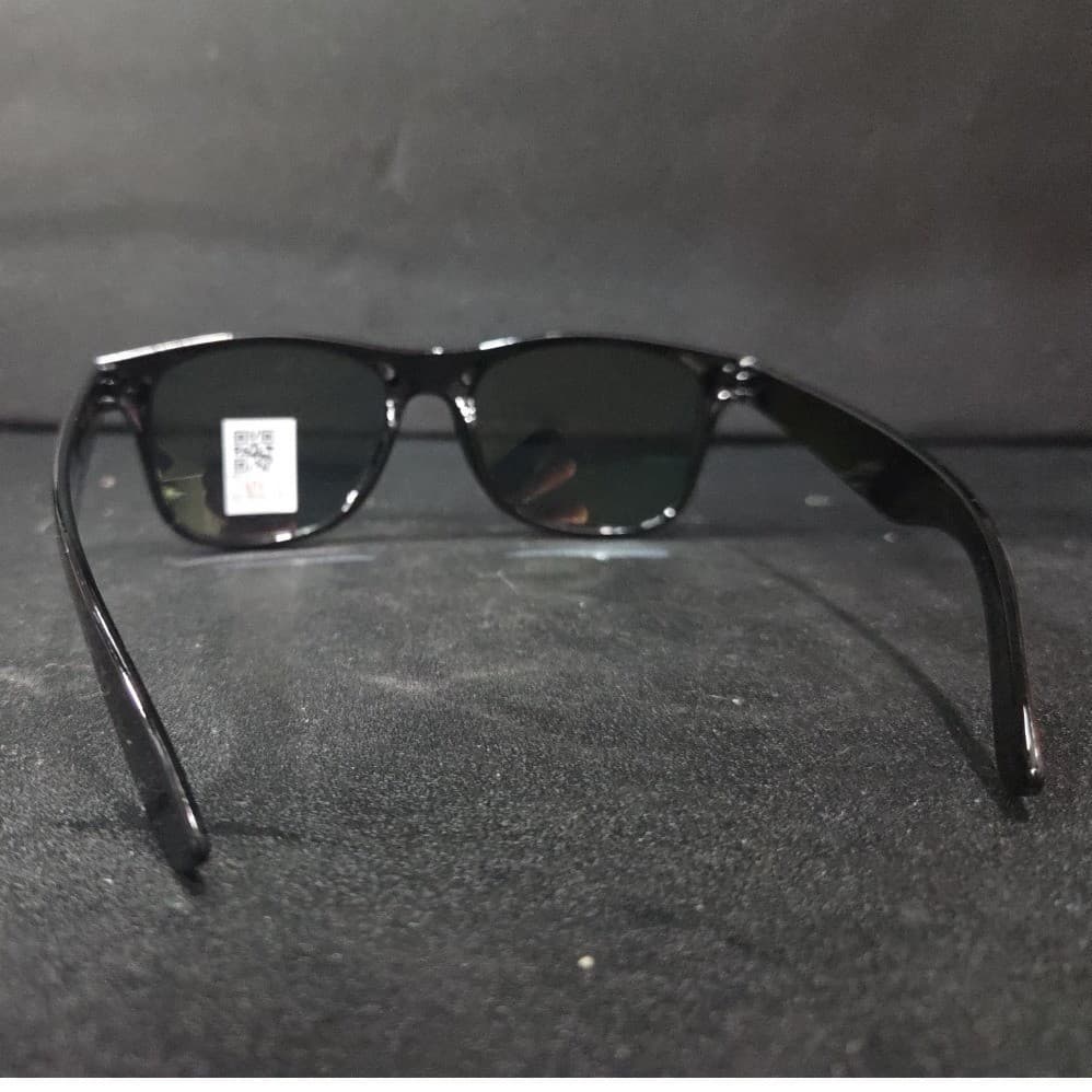 Feam Aero Black Sunglasses, Yellow Gold Mirrored Lenses, Sporty Shades - Thumbnail 5