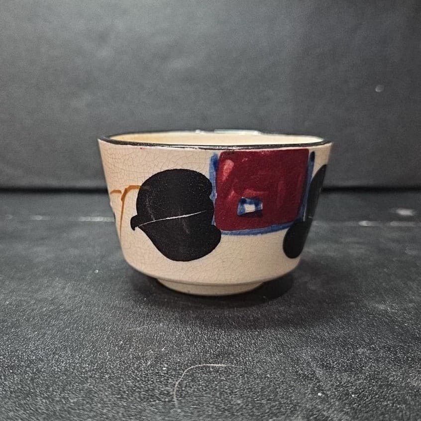 Japanese Chawan Style Porcelain Floral Tea Cup, Vintage Replacement Matcha Bowl - Thumbnail 4