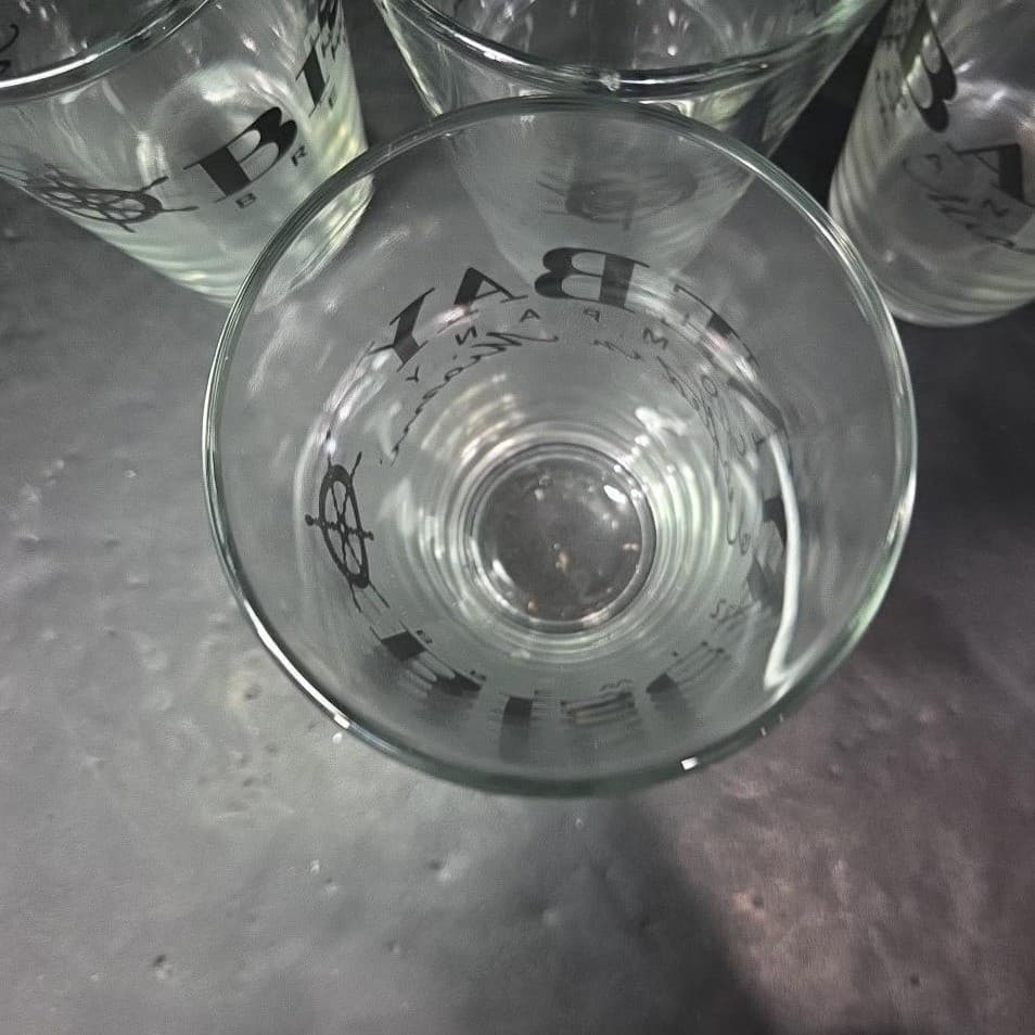 Biscayne Bay Brewing Company Craft Beer Glass, Set of 4 Vintage Miami Breweriana - Thumbnail 7