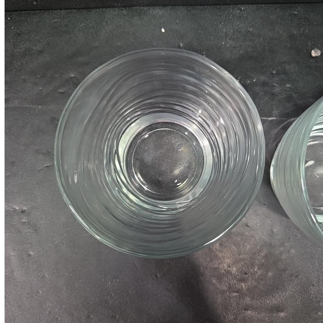Libbey Orbita Old Fashioned Glasses, Set of 2, Replacement Wave Pattern Tumblers - Thumbnail 7