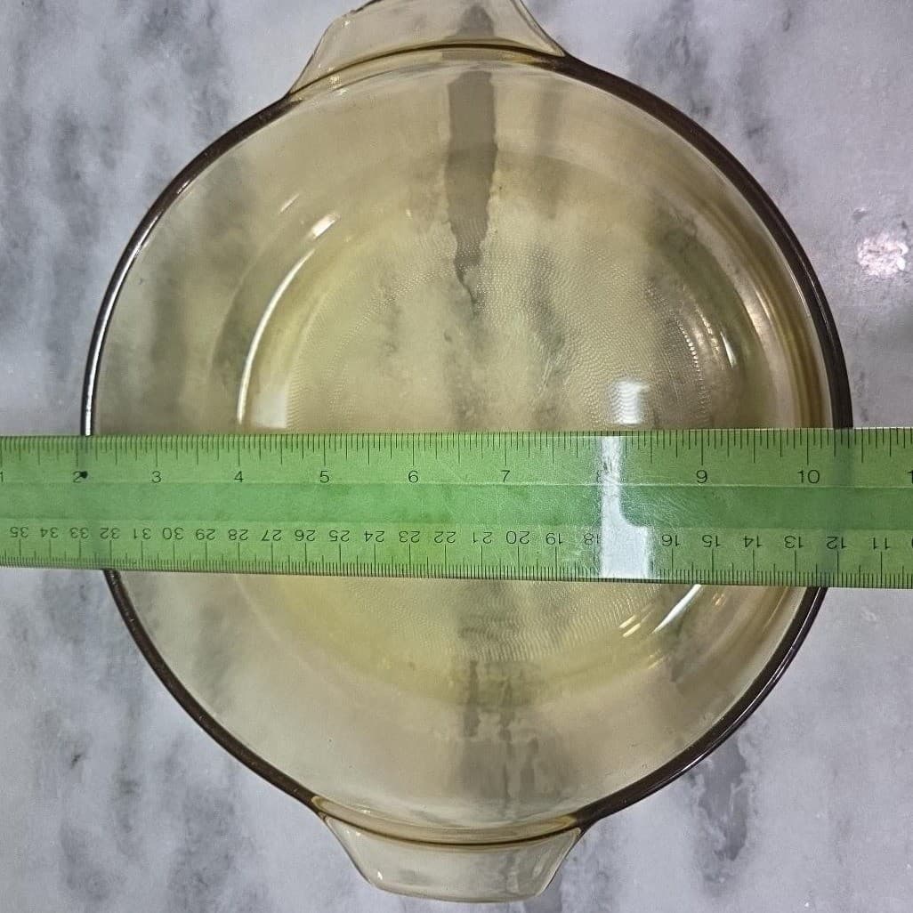 Dynaware Pyr-O-Rey Amber Bowls, Set of 2, Vintage Mexican Glassware, Serveware - Thumbnail 10