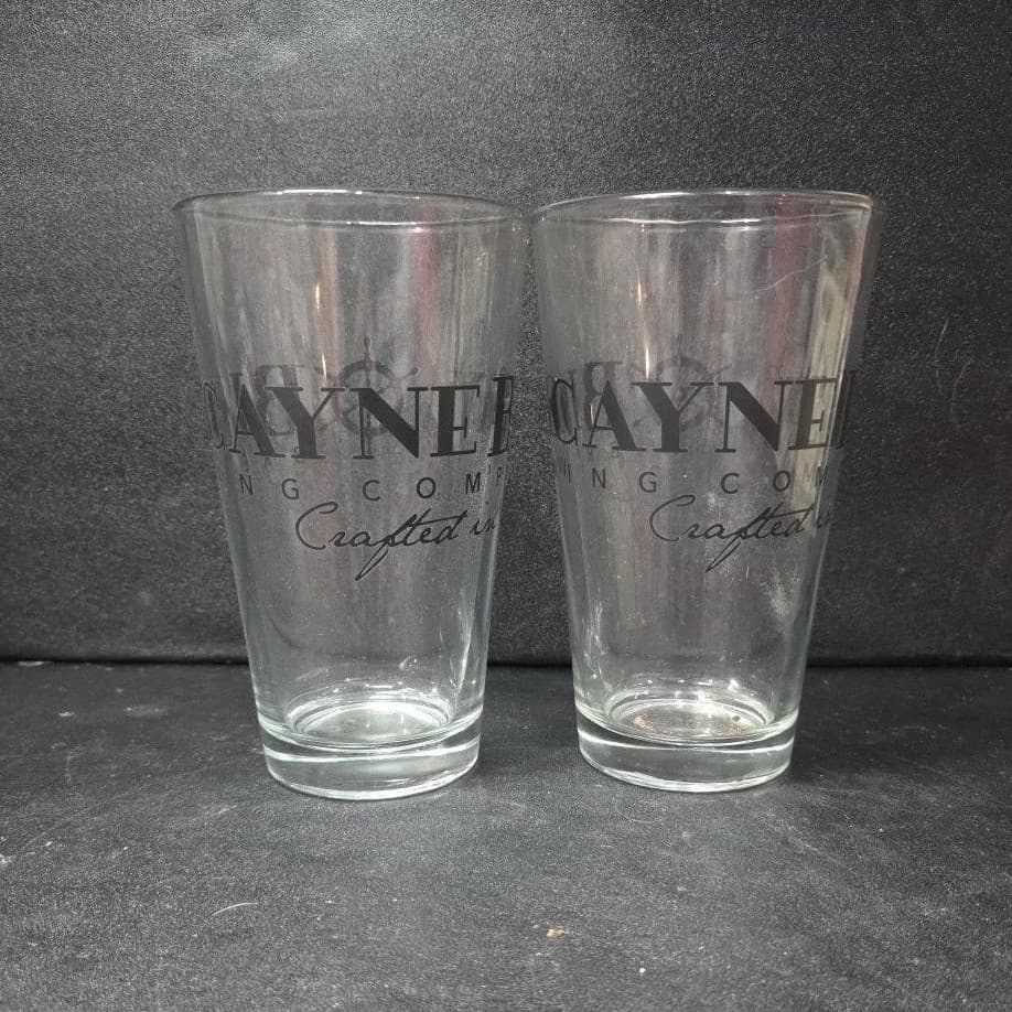 Biscayne Bay Brewing Company Craft Beer Glasses, Set of 2, Vtg Miami Breweriana - Thumbnail 3