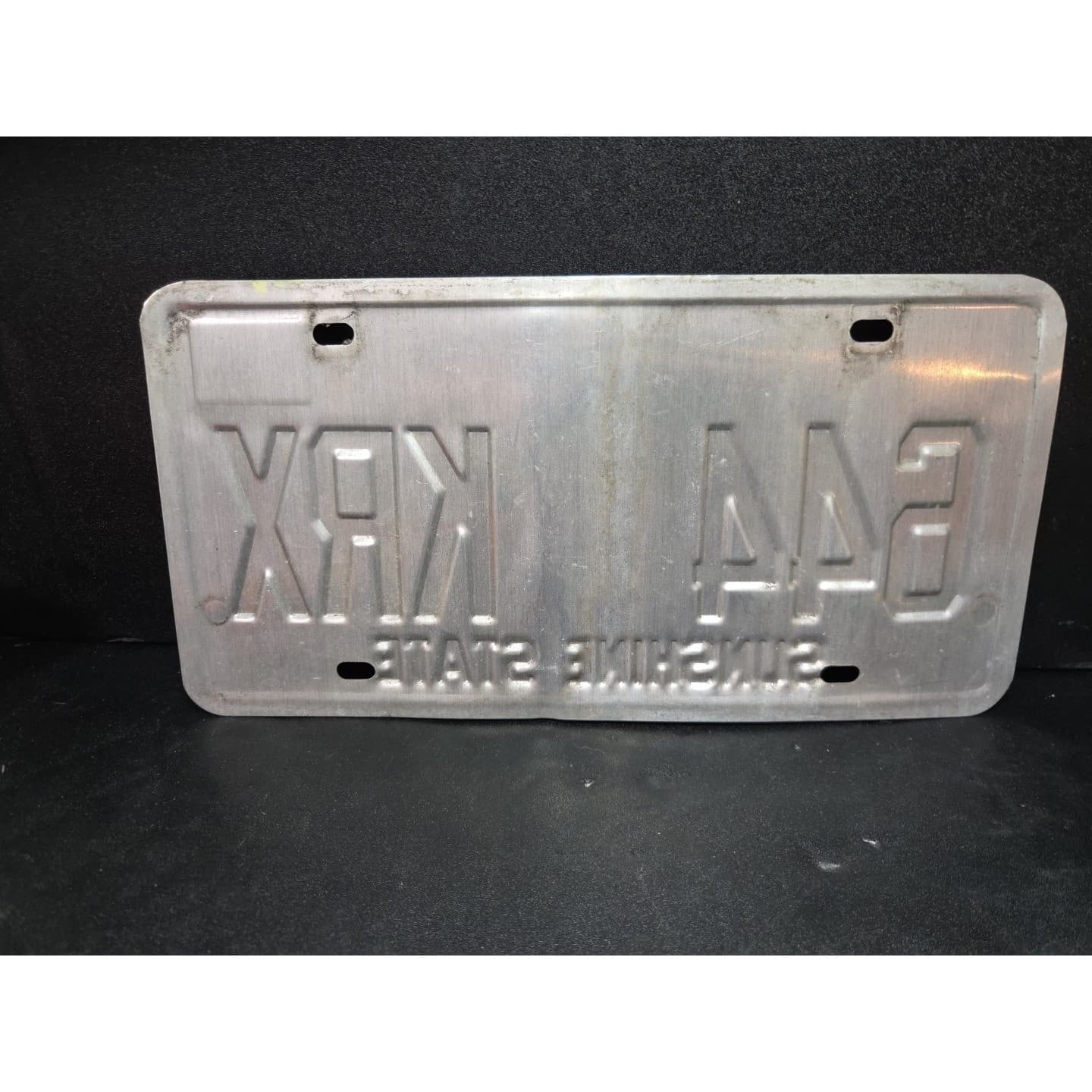 Florida Sunshine State License Plate 644 KRX, May 2014 Expired Tag, Oranges - Thumbnail 2
