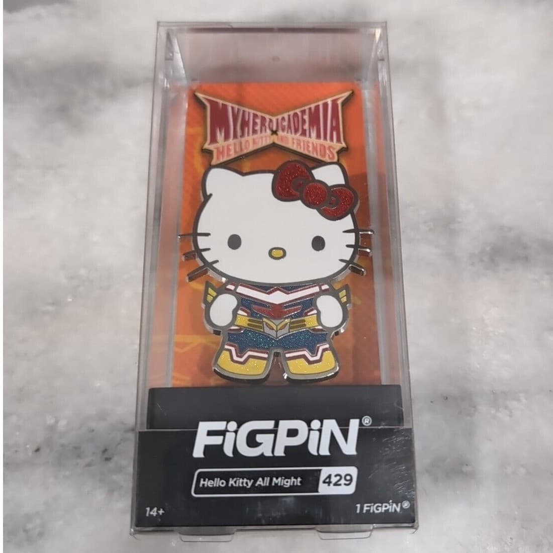 FiGPiN Hello Kitty All Might #429 My Hero Academia Sanrio Enamel Pin Unlocked - Thumbnail 2