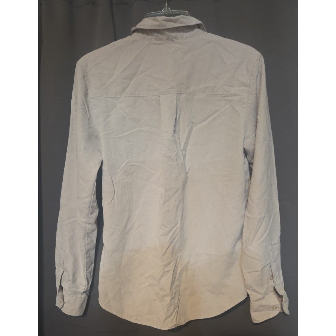 The Limited Tan Long Sleeve Button Down Shirt, Women's Small, Solid Professional - Thumbnail 4