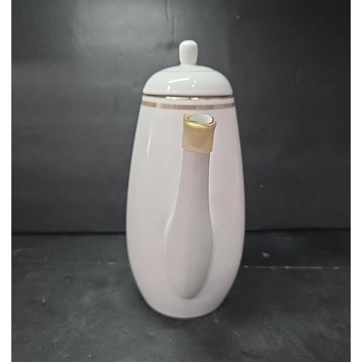 St Regis Fine China Coffee Tea Pot #102, Vintage Replacement Porcelain Server - Thumbnail 3