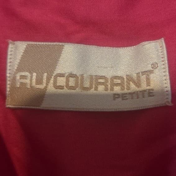 Au Courant Petite Vintage Hot Pink Short Sleeve Button Down Utility Shirt Top - Thumbnail 5