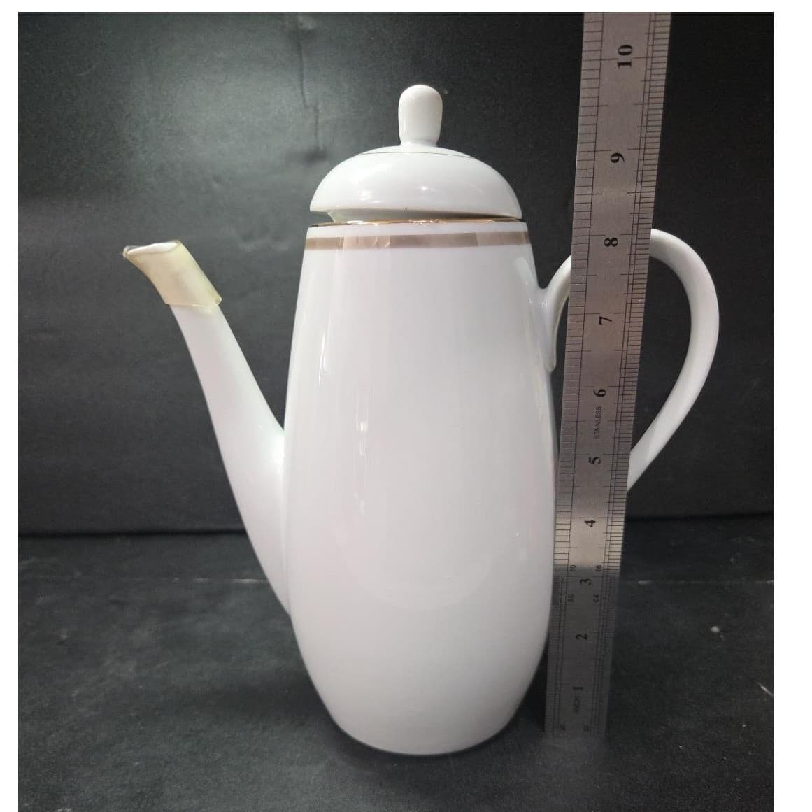 St Regis Fine China Coffee Tea Pot #102, Vintage Replacement Porcelain Server - Thumbnail 11