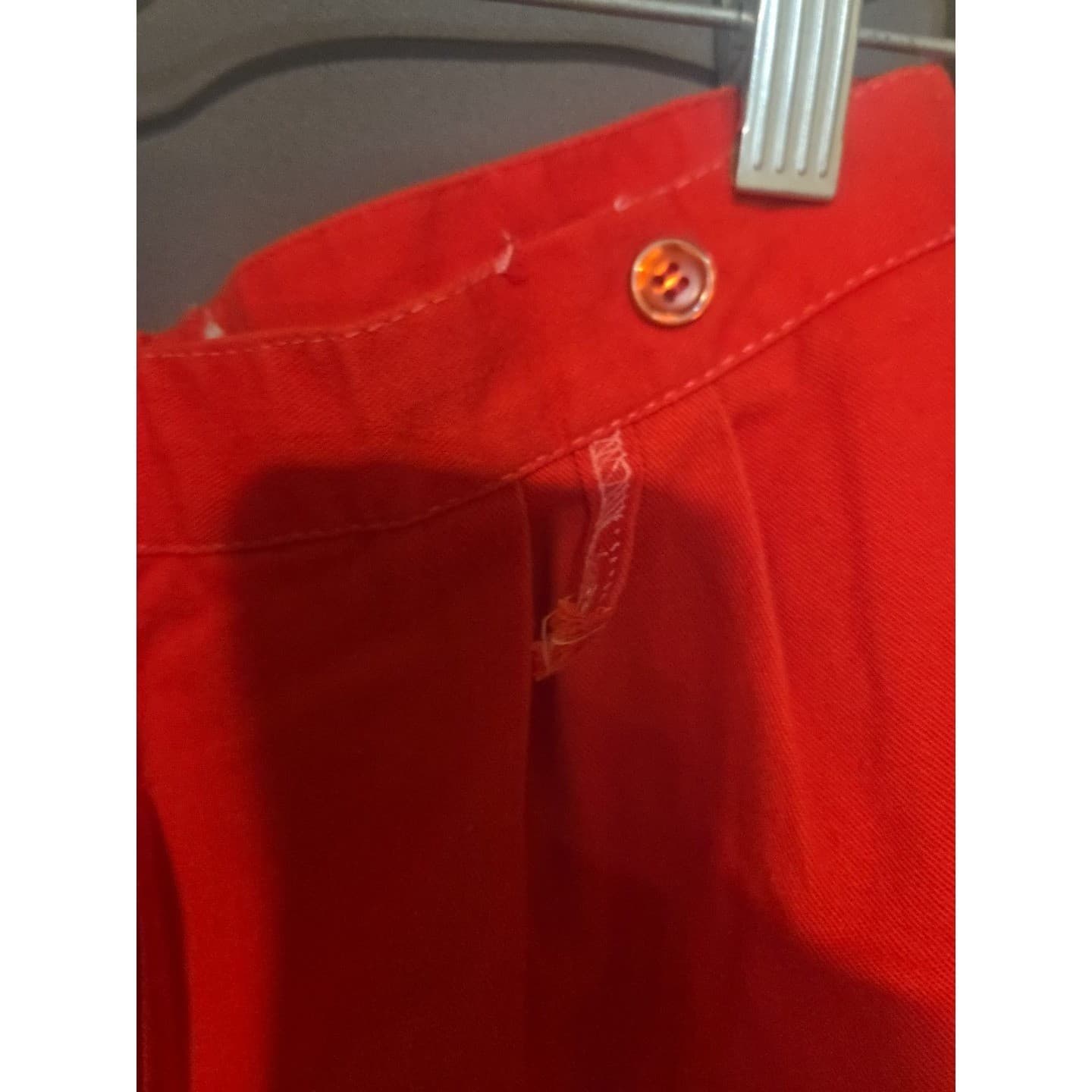 Norton McNaughton Vintage Red High Waisted Pleated Shorts, Women's Size 10 - Thumbnail 7