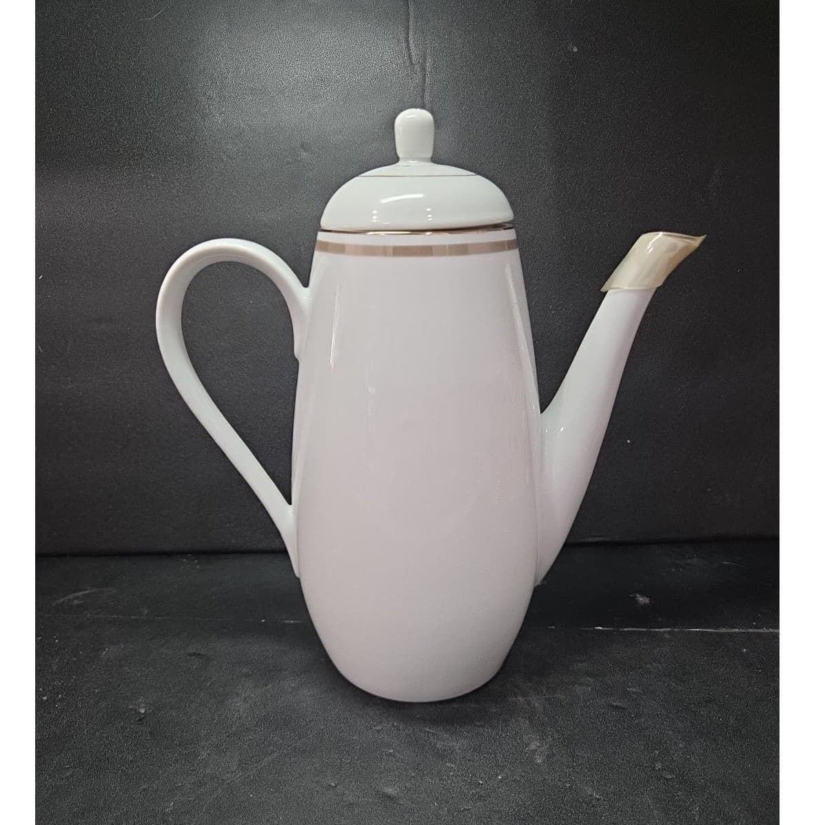 St Regis Fine China Coffee Tea Pot #102, Vintage Replacement Porcelain Server - Thumbnail 4